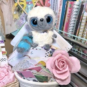 Rainbow YooHoo & Friends Plush Senegal Bush Baby Aurora Stuffed Animal 2012